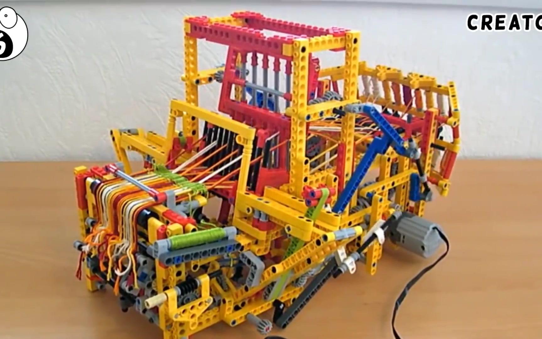 【乐高】如果有乐高做的织布机会是什么样子_哔哩哔哩 (゜-゜)つロ