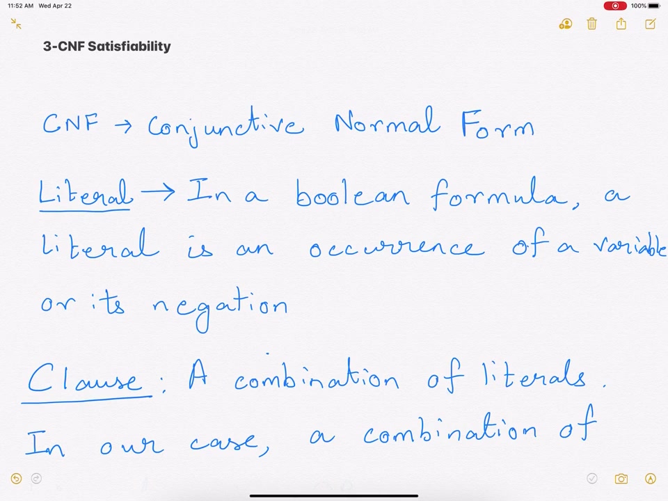 3CNF SAT (3 CNF Satisfiability)哔哩哔哩bilibili