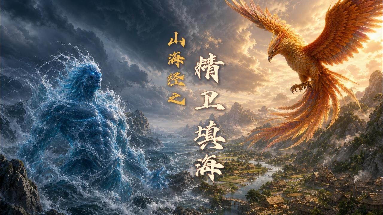 山海经之精卫填海