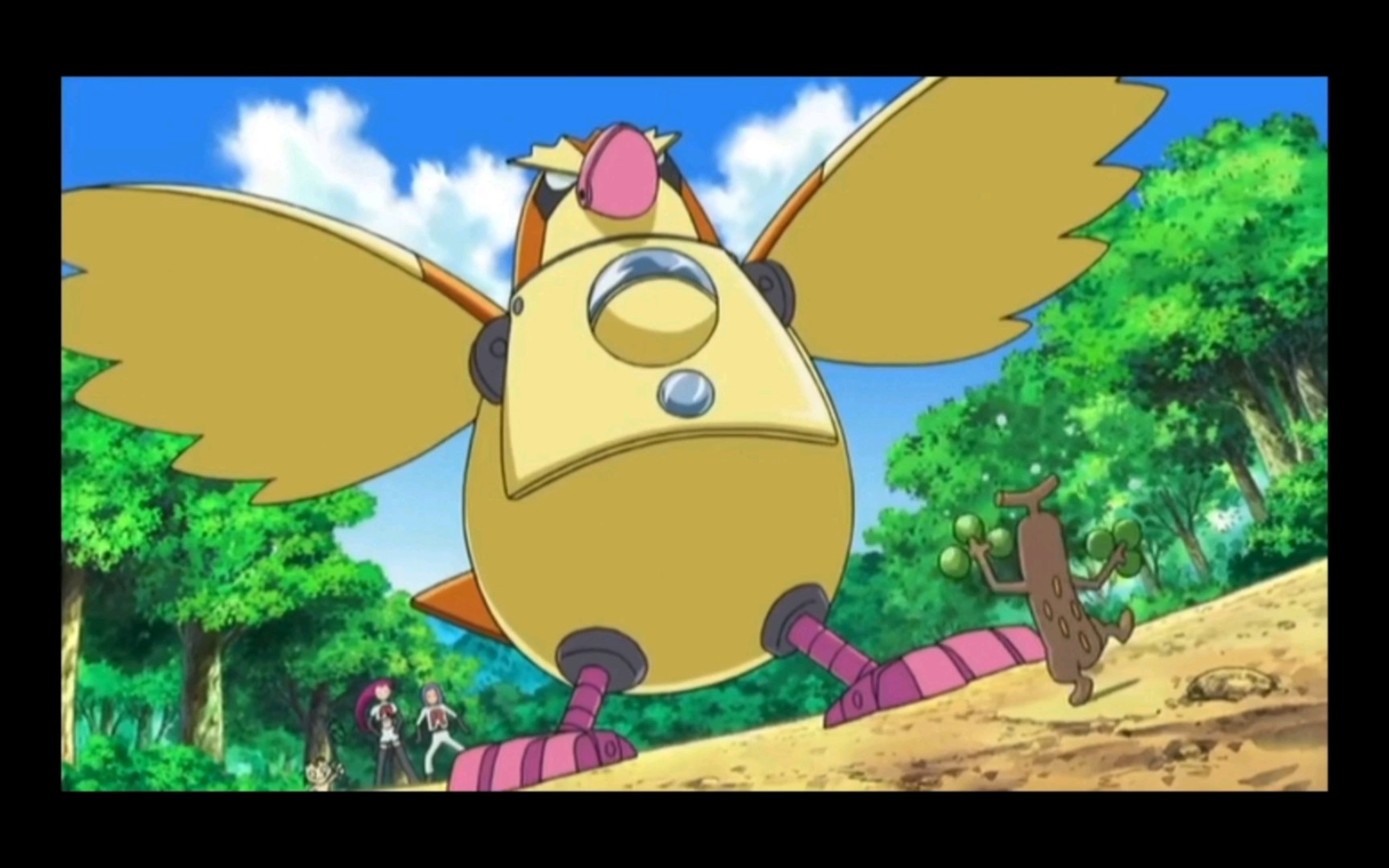 精灵宝可梦 火箭队的波波机器人出场了 烈暴风是电风扇吹的