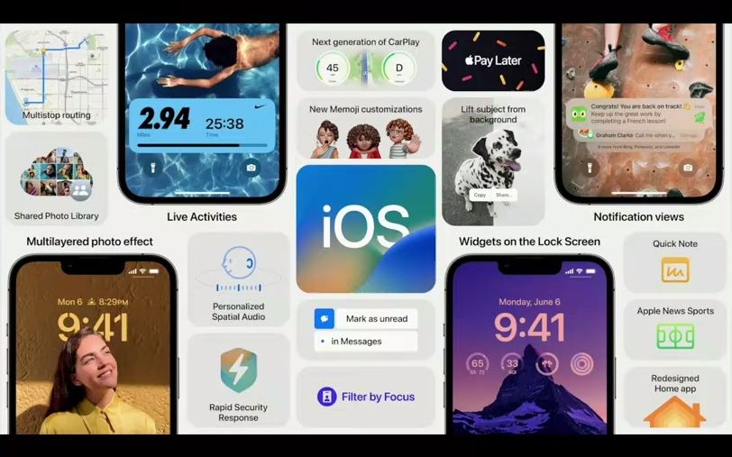 2022苹果wwdc发布ios 16自定义锁屏功能
