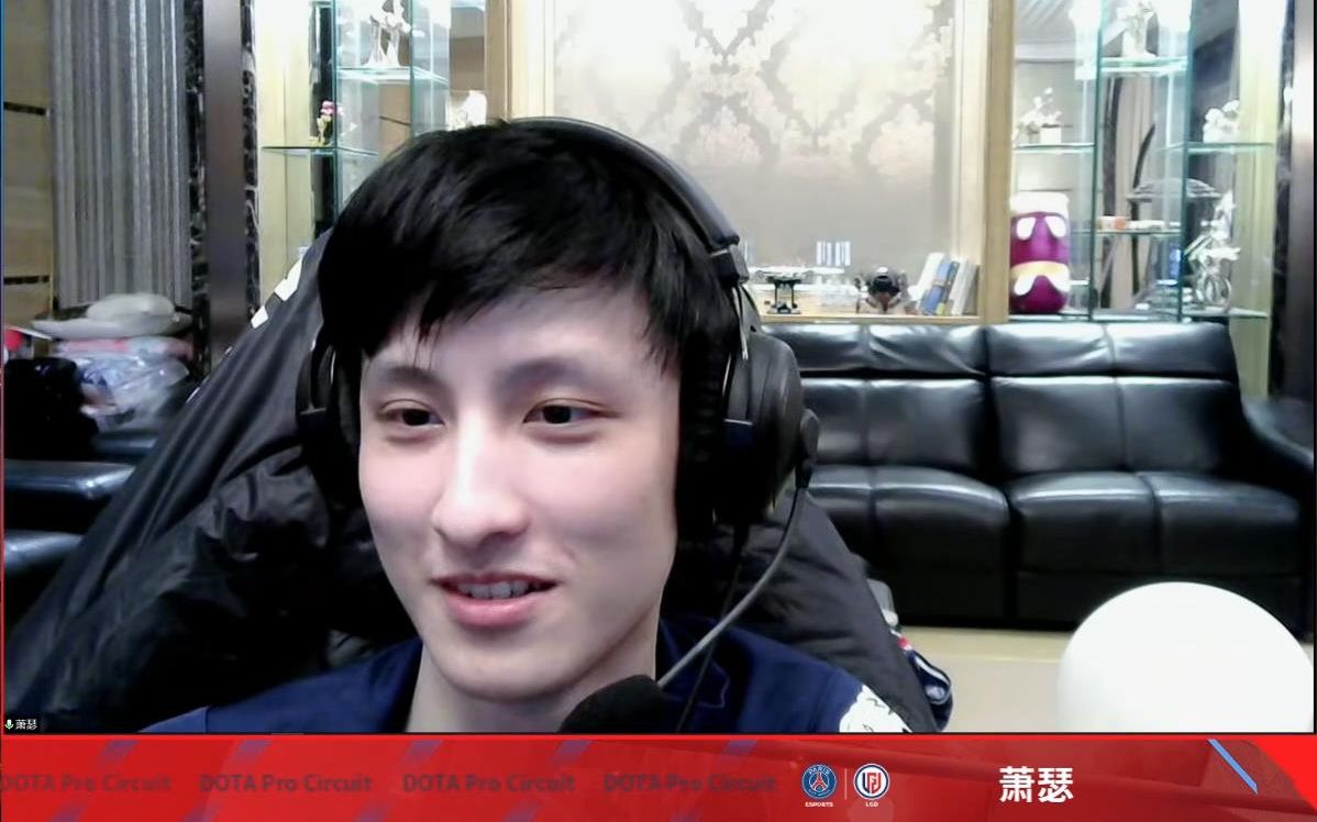 lgd战胜vg后,萧瑟的采访,熟悉的味道lei了~_dota2_精彩集锦