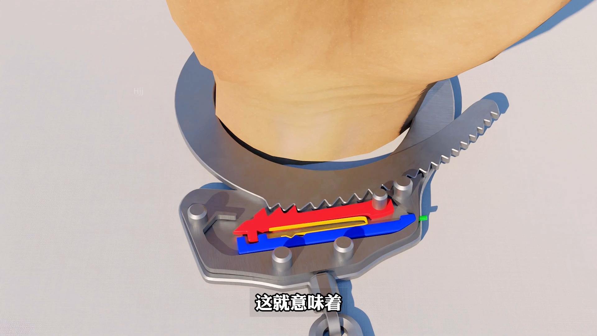 用一根铁丝就能将手铐打开,这真的能做到吗?手铐的原理!
