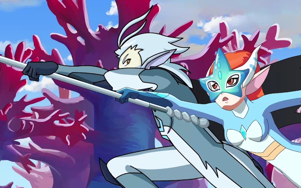 赛尔号第11季裂空沧海精彩片花新角色蟠洛登场与艾娜大打出手