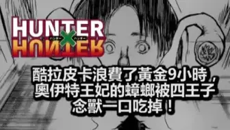 Hunter Hunter獵人 酷拉皮卡の選擇x 與第三王子の見面x 女傭の行動與建議 黑暗大陸篇12 全职猎人 漫畫版 哔哩哔哩