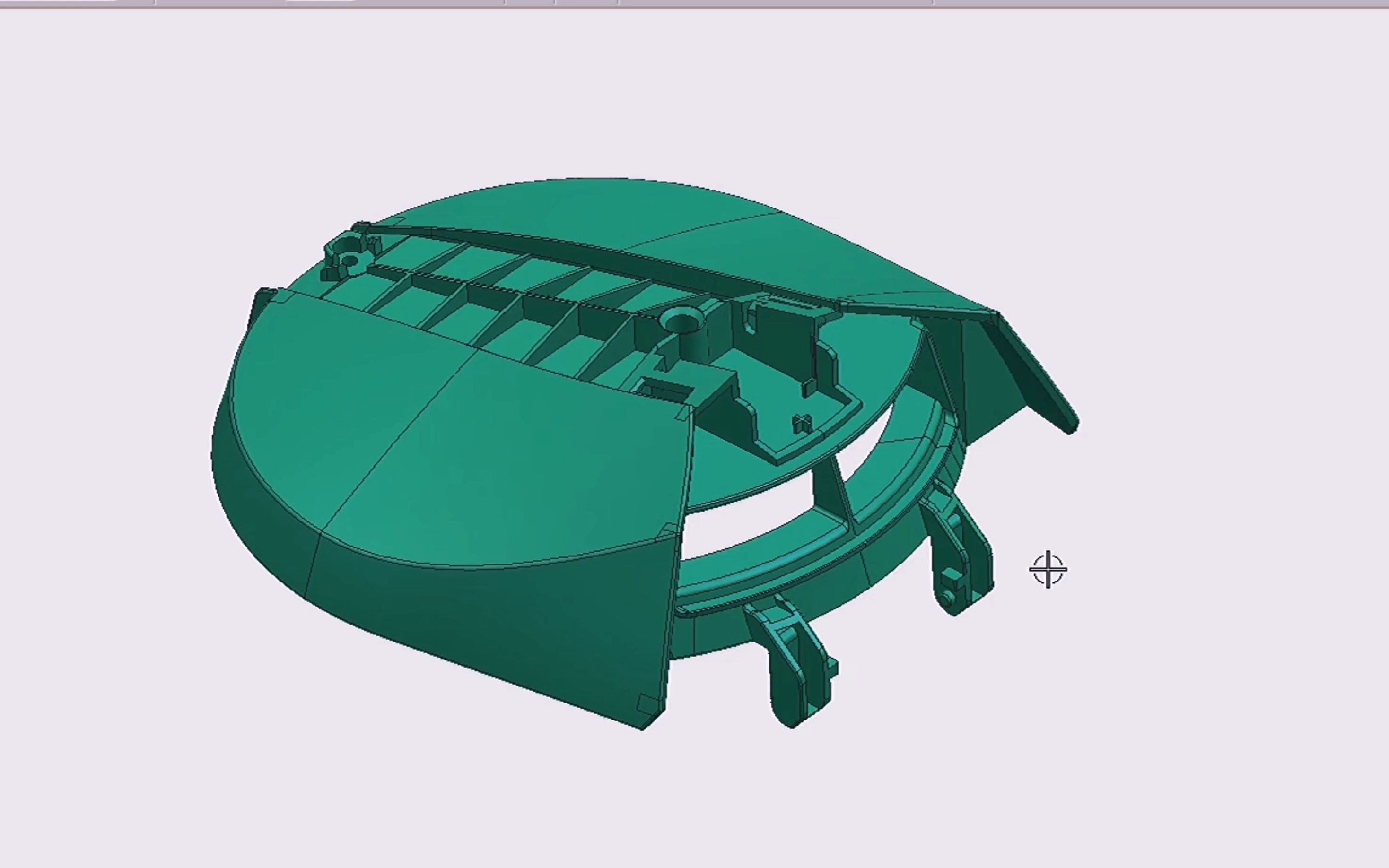 塑胶产品有倒扣如何出模采用两次滑块的设计方法轻松搞定结构很经典