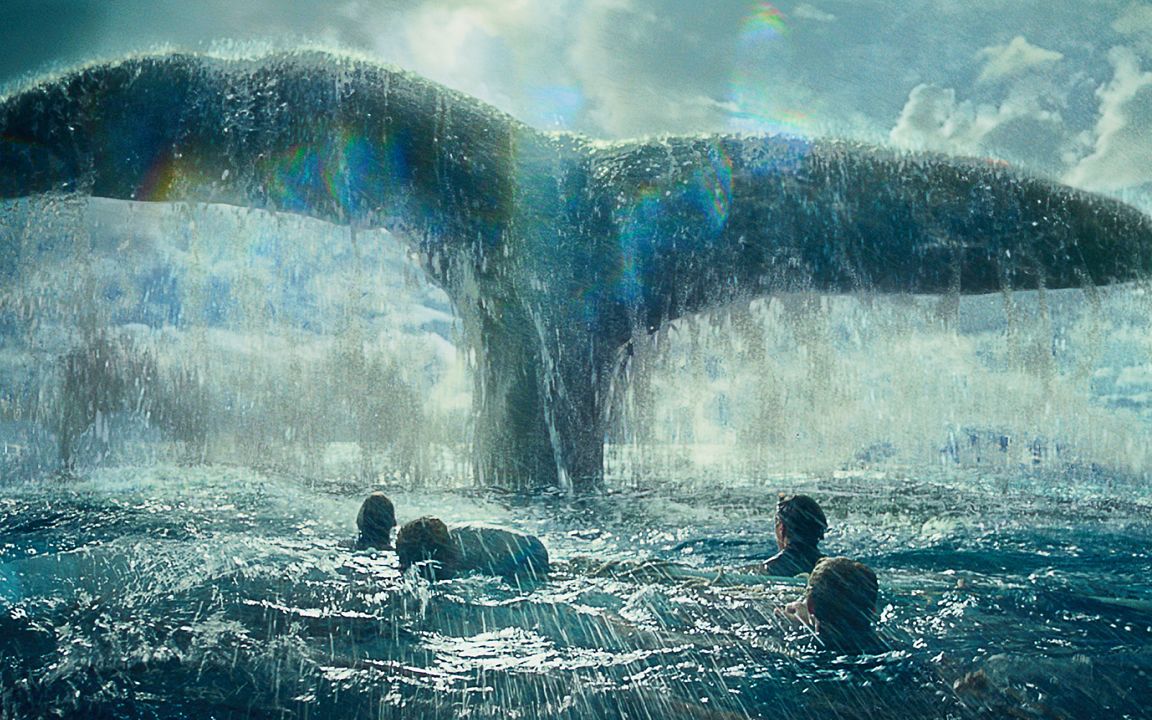 人类去深海区猎杀鲸鱼,结果惹怒深海巨兽,被困海中惨