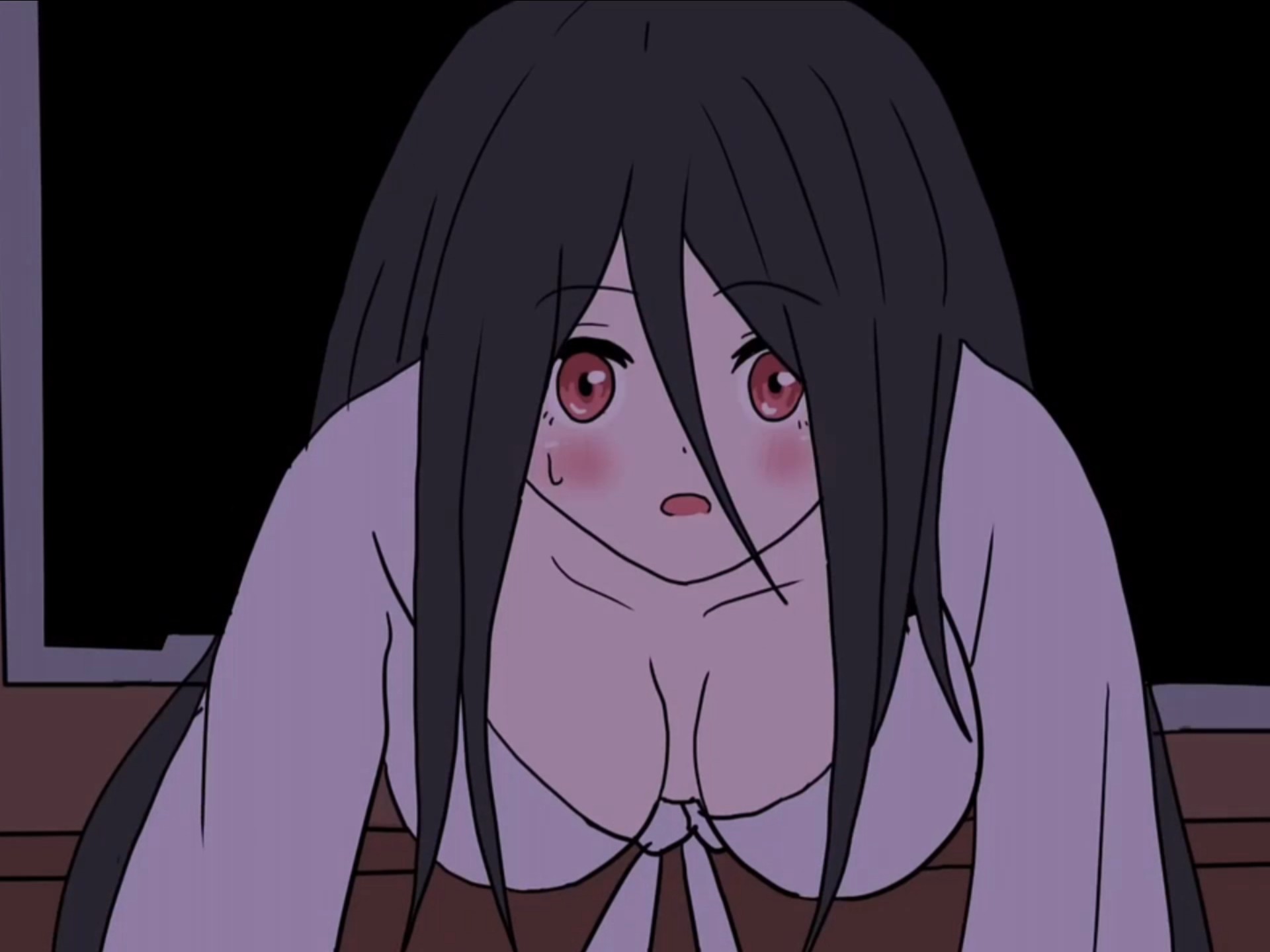 贞子来了,我不叫人你也不许跑