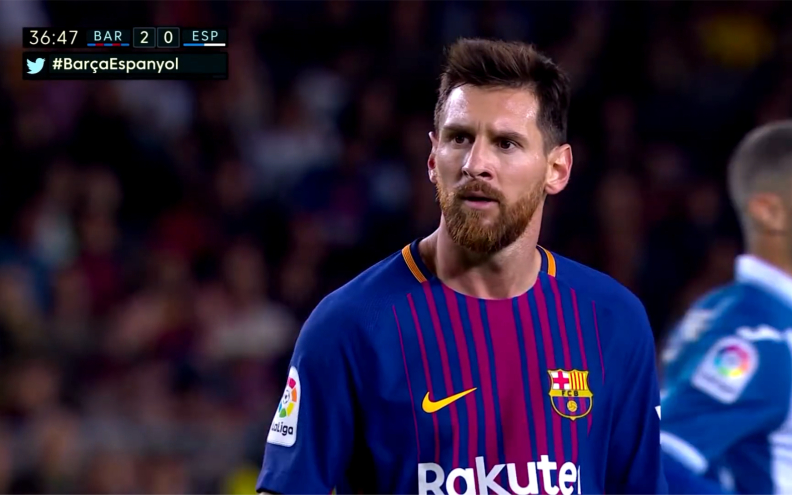 1718赛季梅西vs西班牙人全场个人集锦