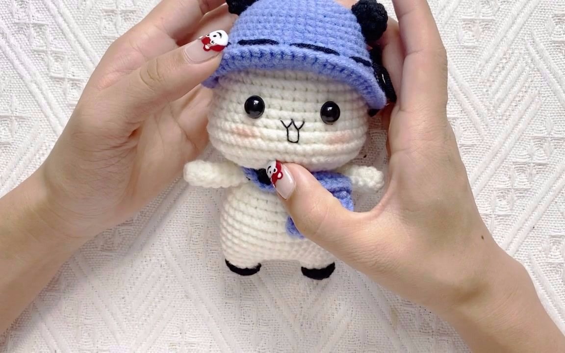 胖丫手作 熊猫一二钩织教程