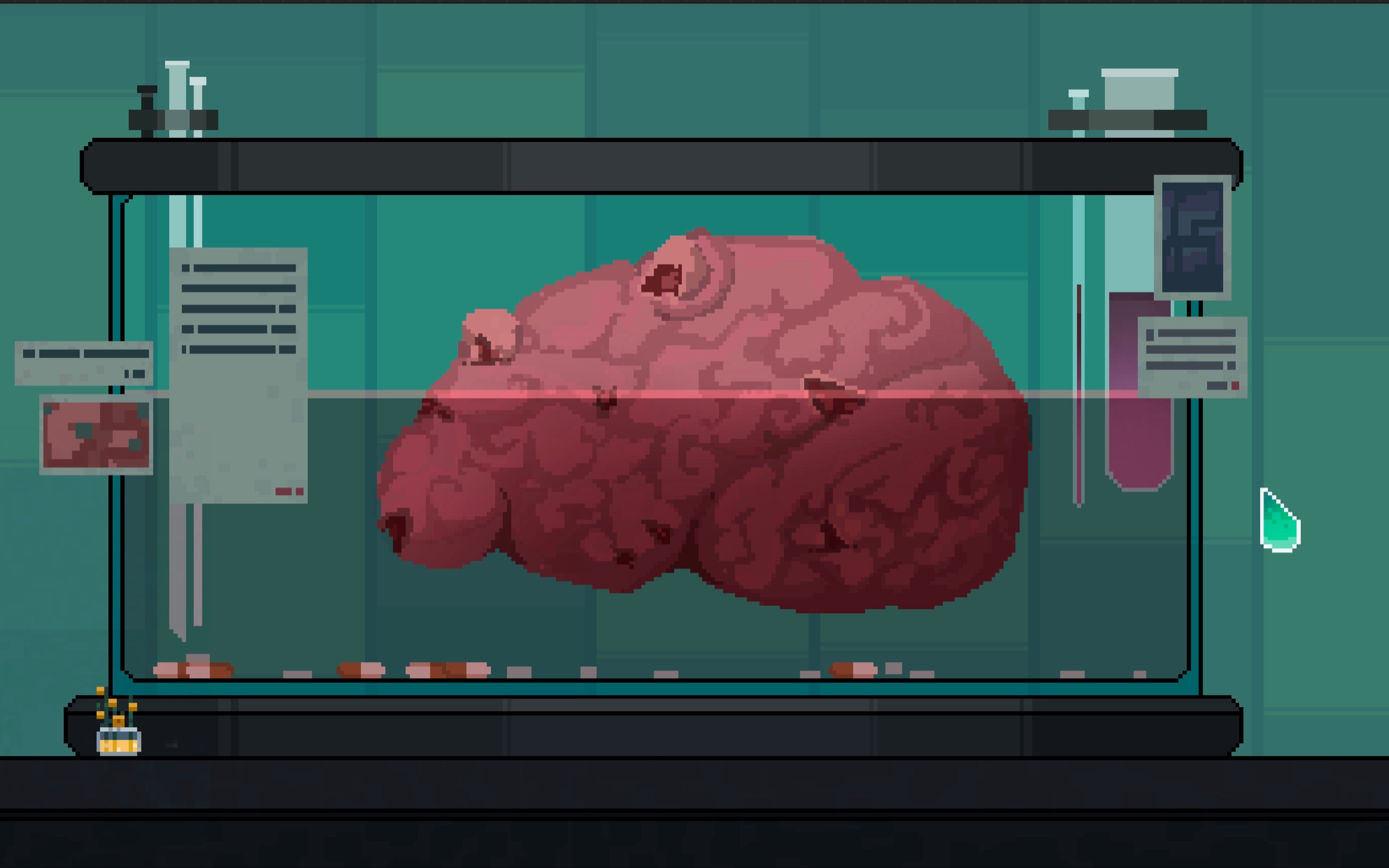 【像素画】 缸中之脑