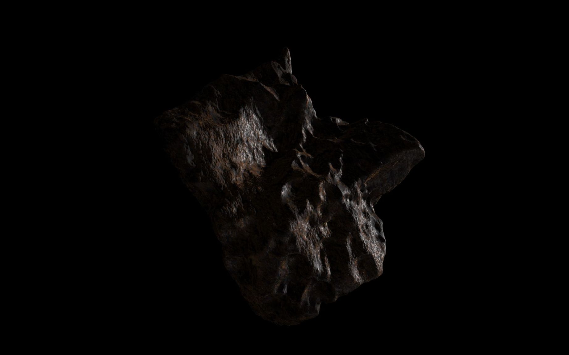 [图]【小行星陨石视频素材Asteroid】各种形状太空宇宙飞行小行星陨石3d特效视频素材