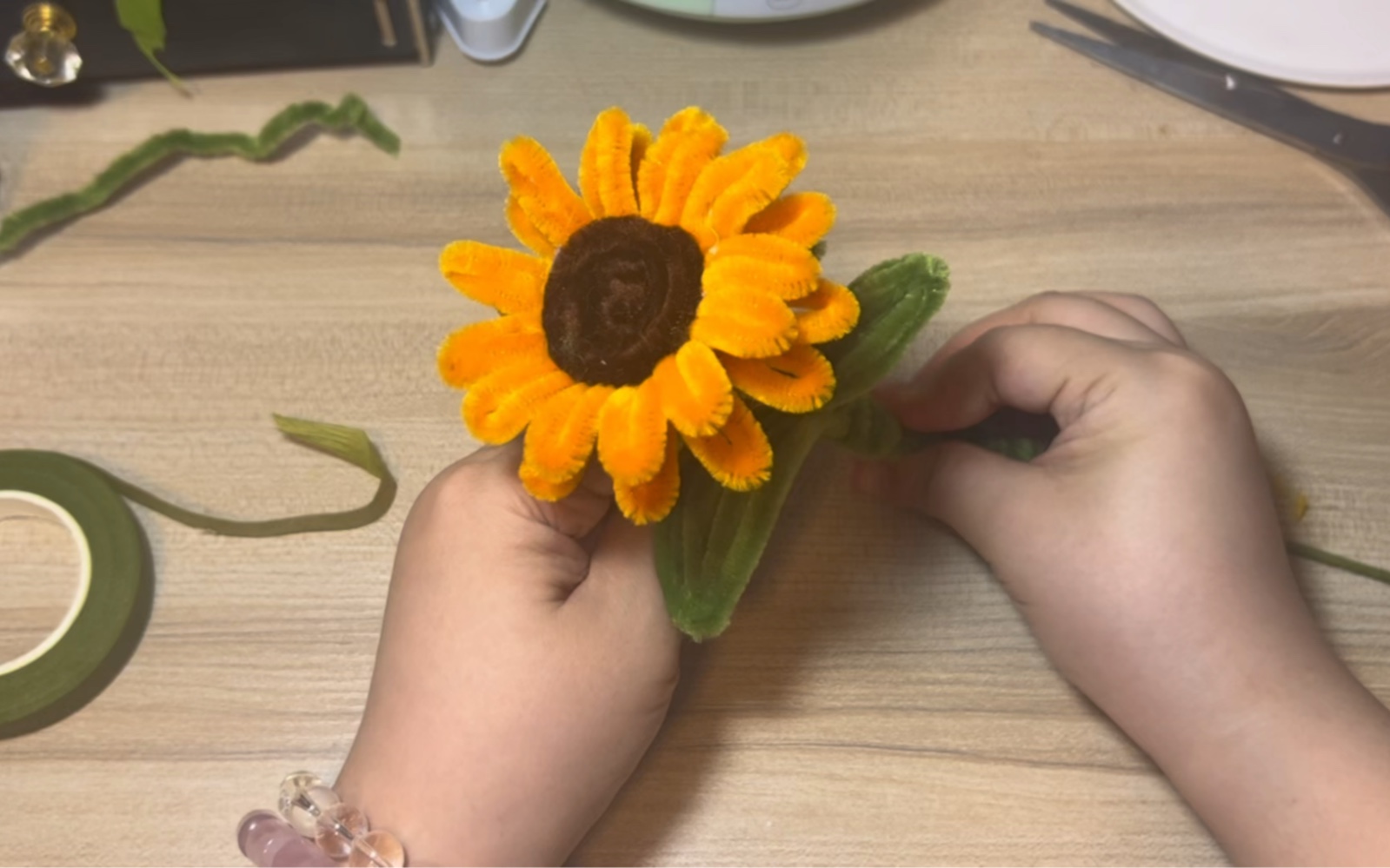 mini向日葵 扭扭棒制作教程