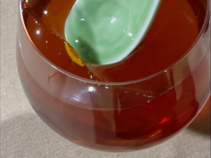 当我给高级评茶员的老爸做茶果冻吃