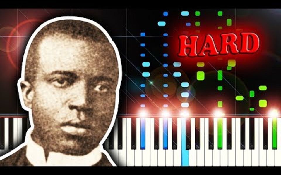 [图]【Sheet Music Boss】SCOTT JOPLIN - MAPLE LEAF RAG - Piano Tutorial 钢琴版-枫叶拉格