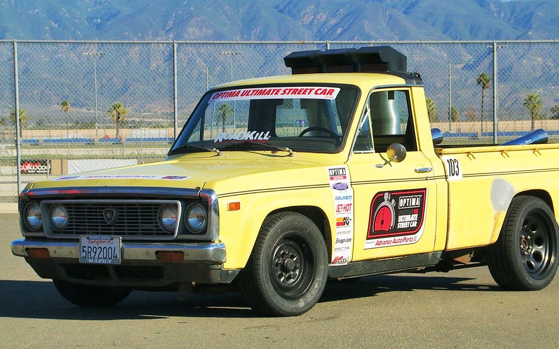 红脖子与车ep45疯狂的后置发动机马自达皮卡