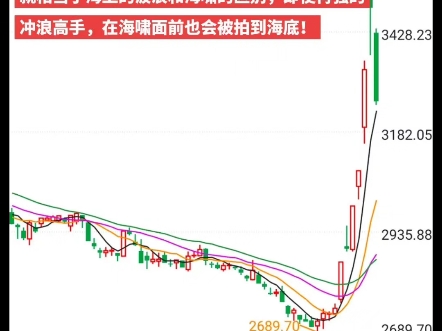 国庆节前后这几个交易日股市的走势波动情况,就相当于海上的波浪和海啸的区别,即使再强的冲浪高手,在海啸面前也会被拍到海底!哔哩哔哩bilibili