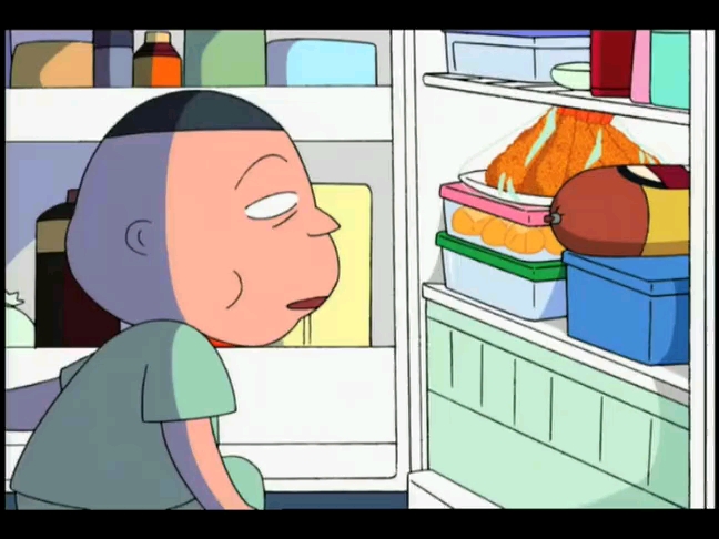 樱桃小丸子之半夜的小杉打开了冰箱他能坚持住嘛