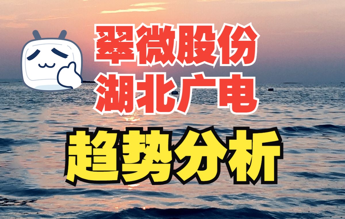 翠微股份,湖北广电:趋势分析哔哩哔哩bilibili