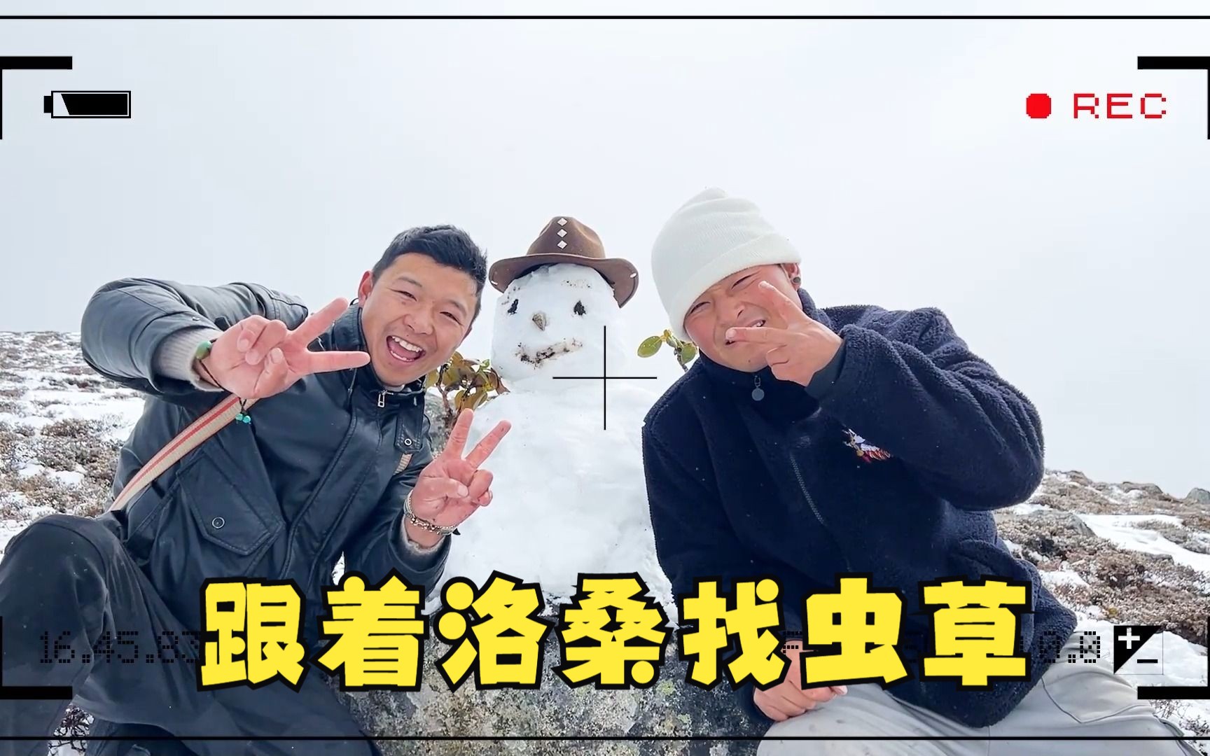 今天大雪,虫草不好找,那就堆个雪人发给小志玛哔哩哔哩bilibili