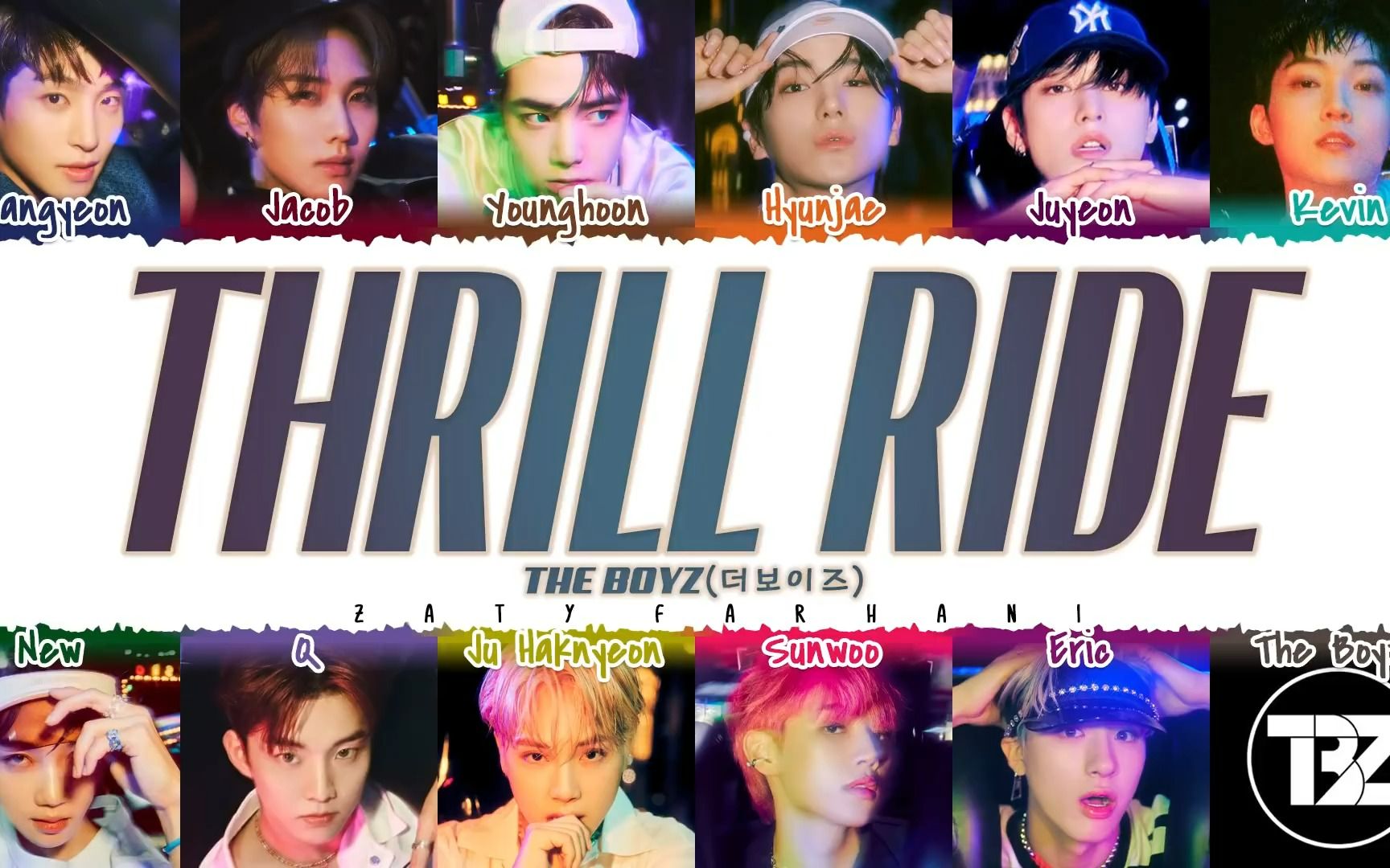 【THE BOYZ 】THRILLING 专辑收录曲 | 歌词分配(Thrill ride+Out Of Control)哔哩哔哩bilibili