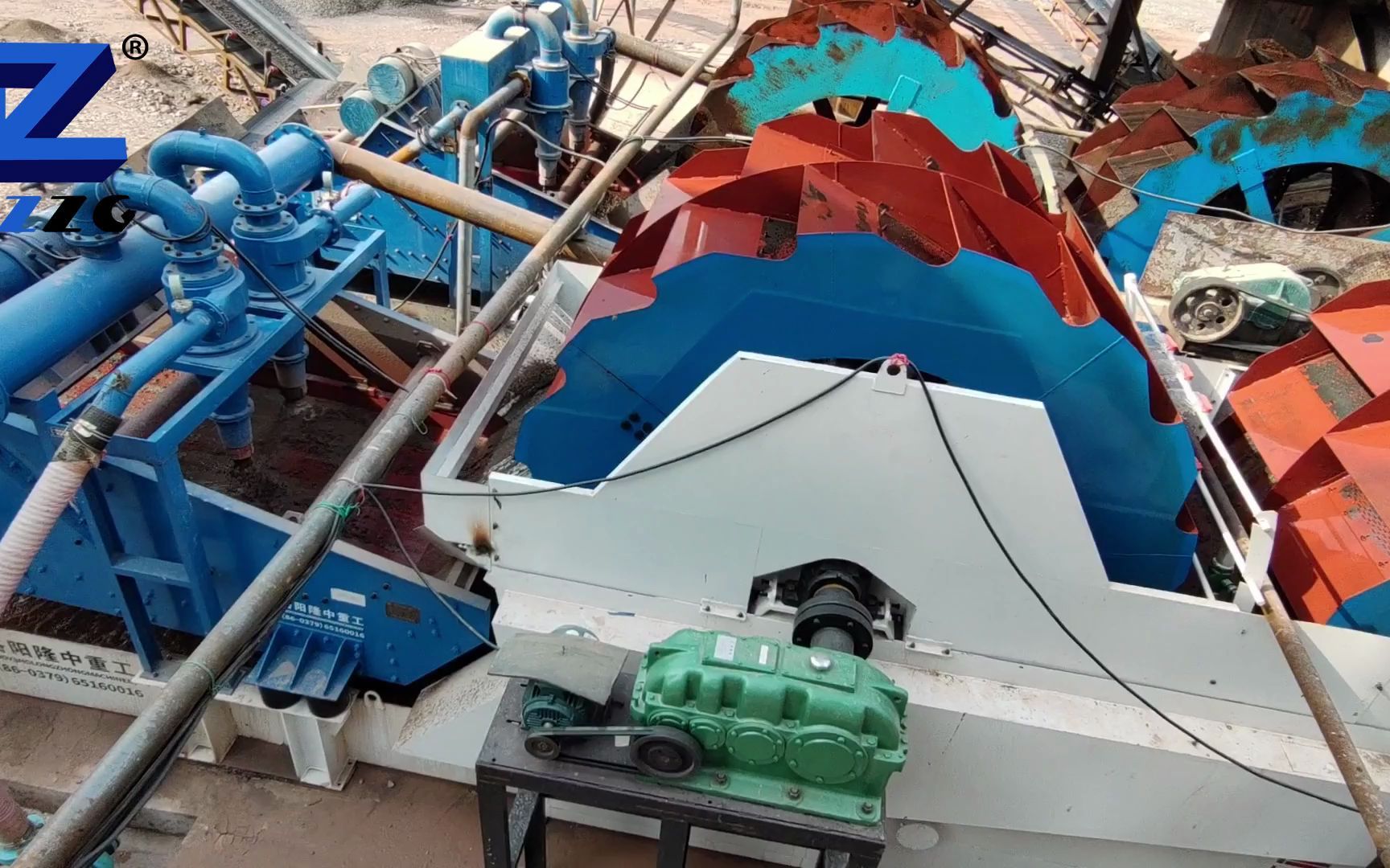 双轮洗砂机 轮斗洗砂机 制砂洗沙生产线_哔哩哔哩_bilibili