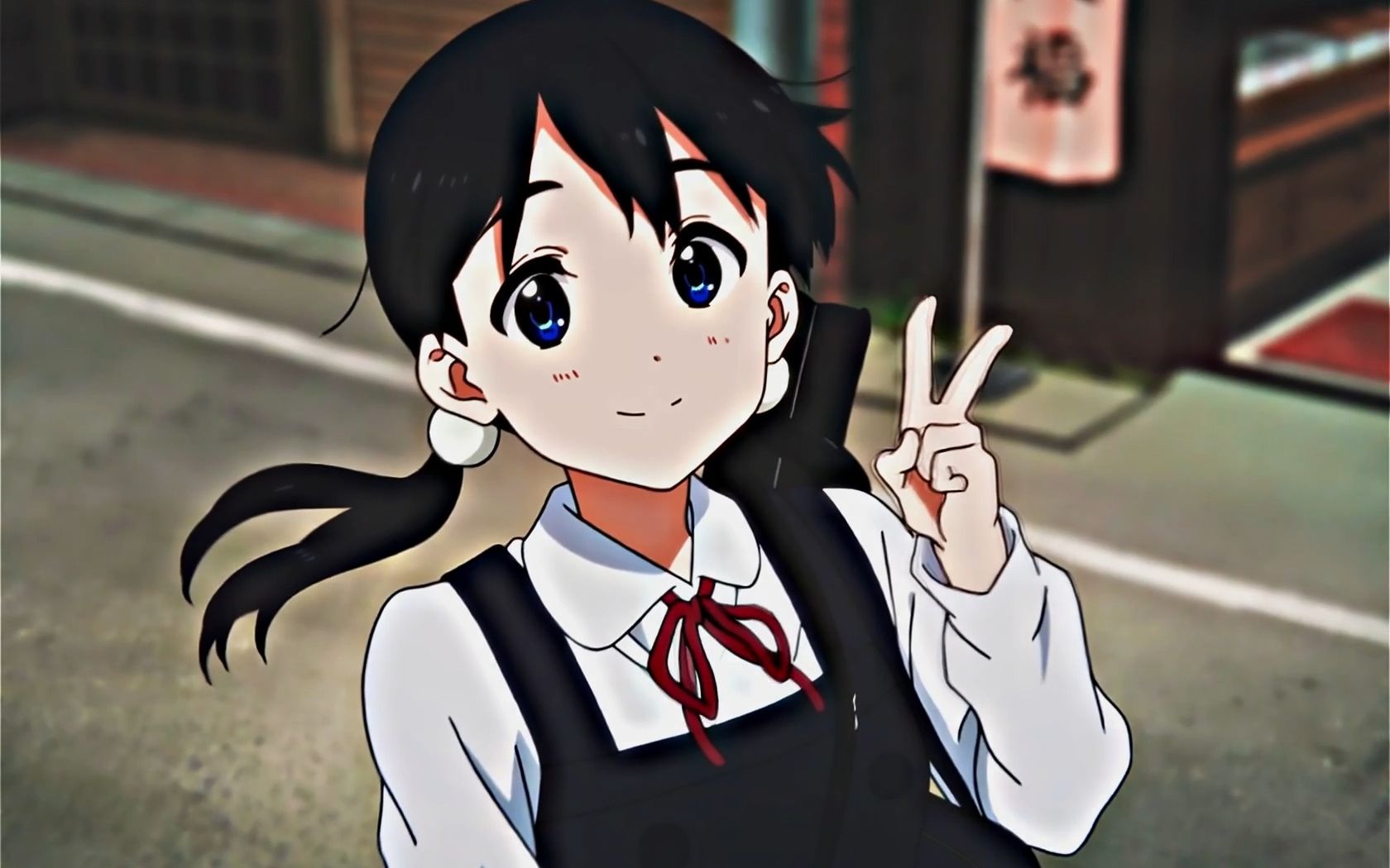 "喜欢我比耶吗"