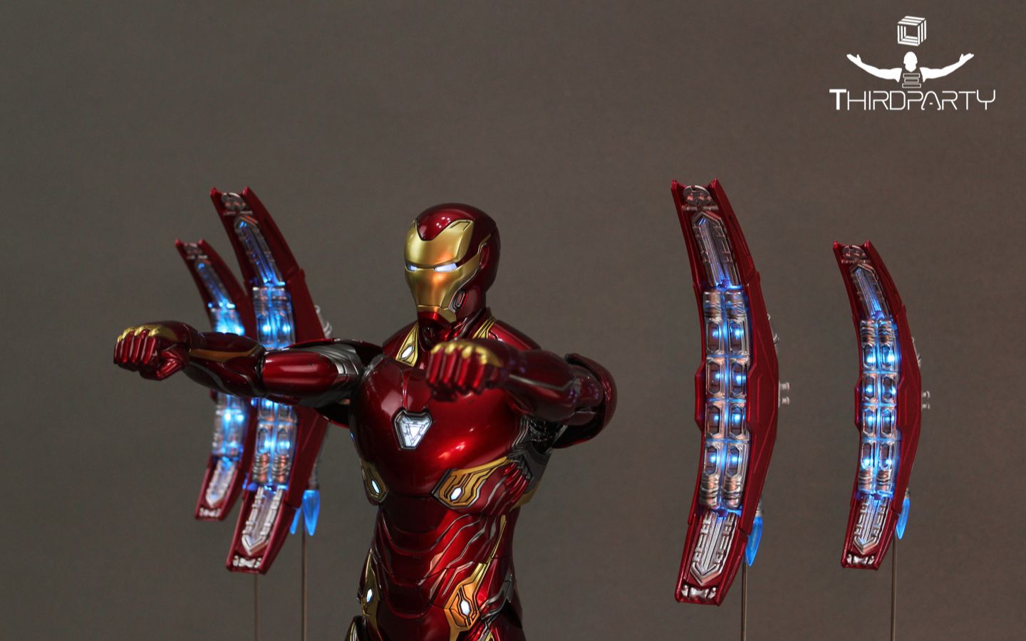 复仇者联盟 钢铁侠mk50 浮游炮 纳米激光增幅器 发射!气势雄壮~!