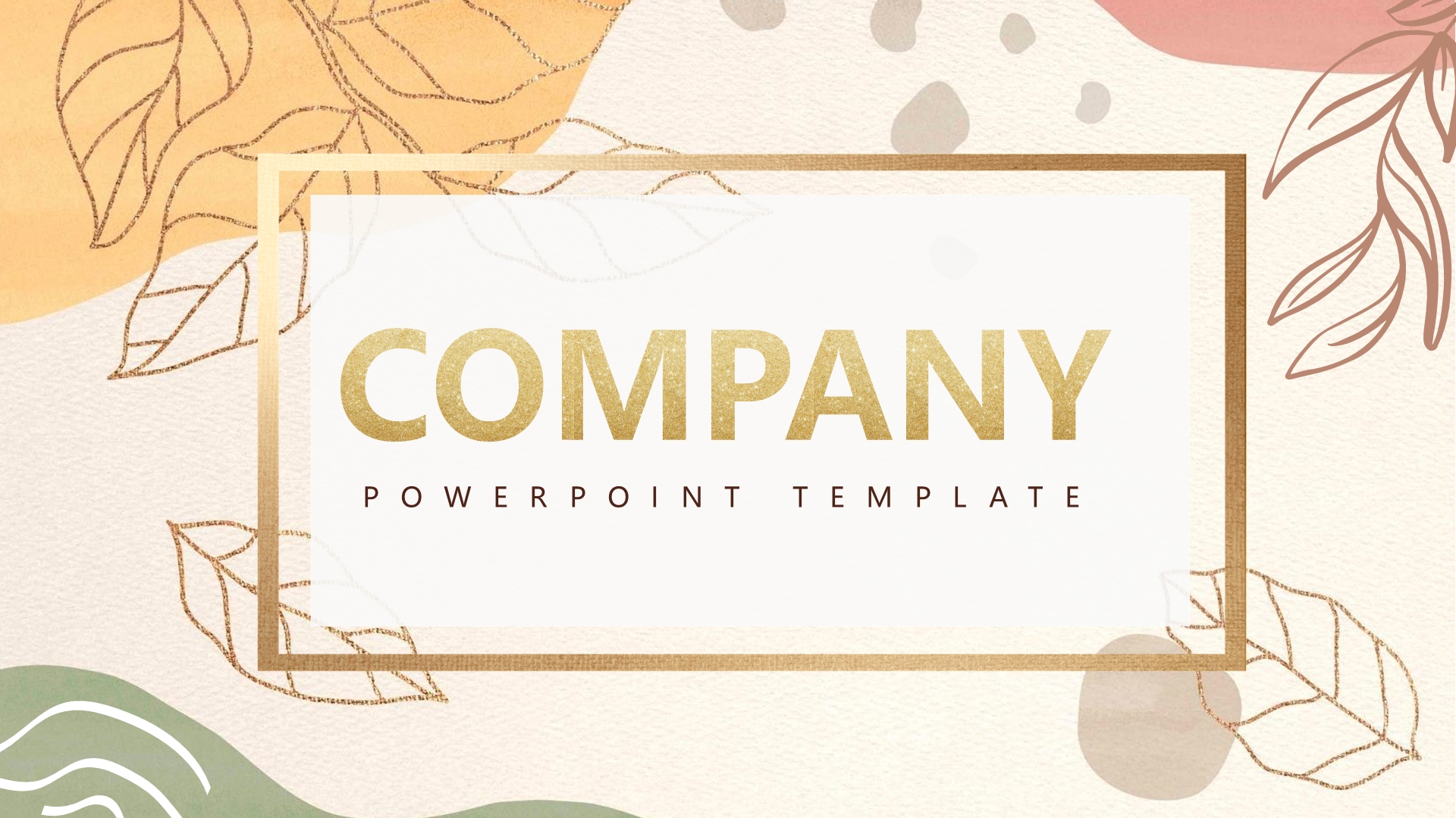 高级感品牌介绍大气产品展示文艺风ppt模板