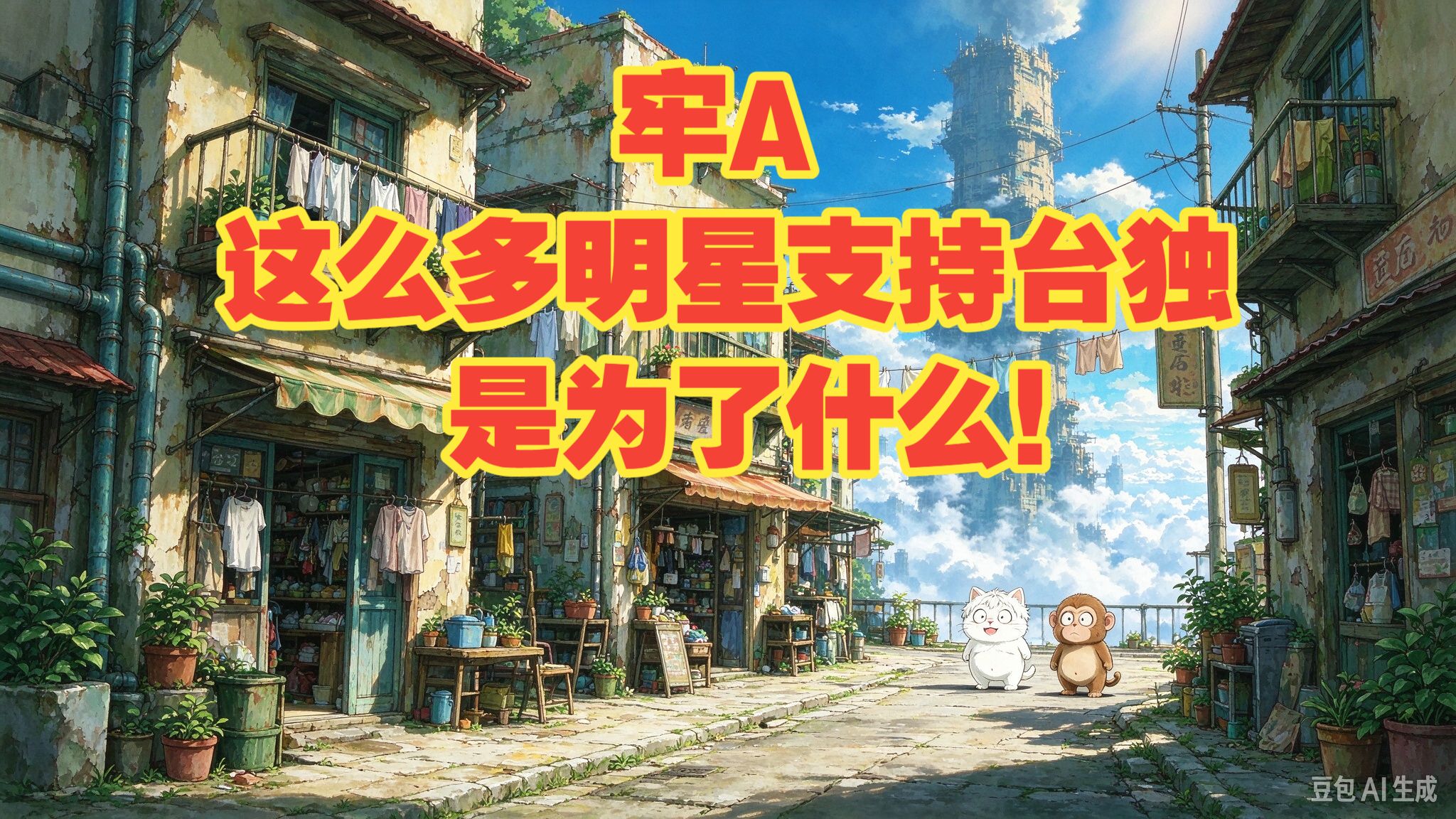 牢A ? 这么多明星支持台独是为了什么！⚠️斯奎奇大王 !  10月17日