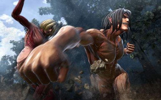 禁基的巨人大结局女巨人大战精灵巨人艾伦就是精灵巨人啦