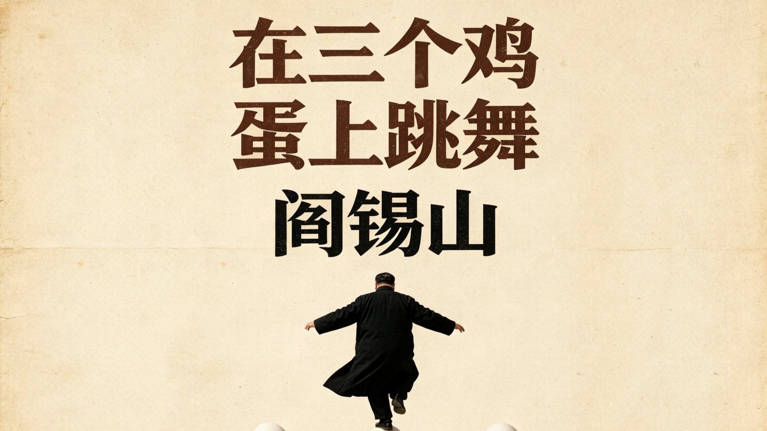 在三个鸡蛋上跳舞的阎锡山
