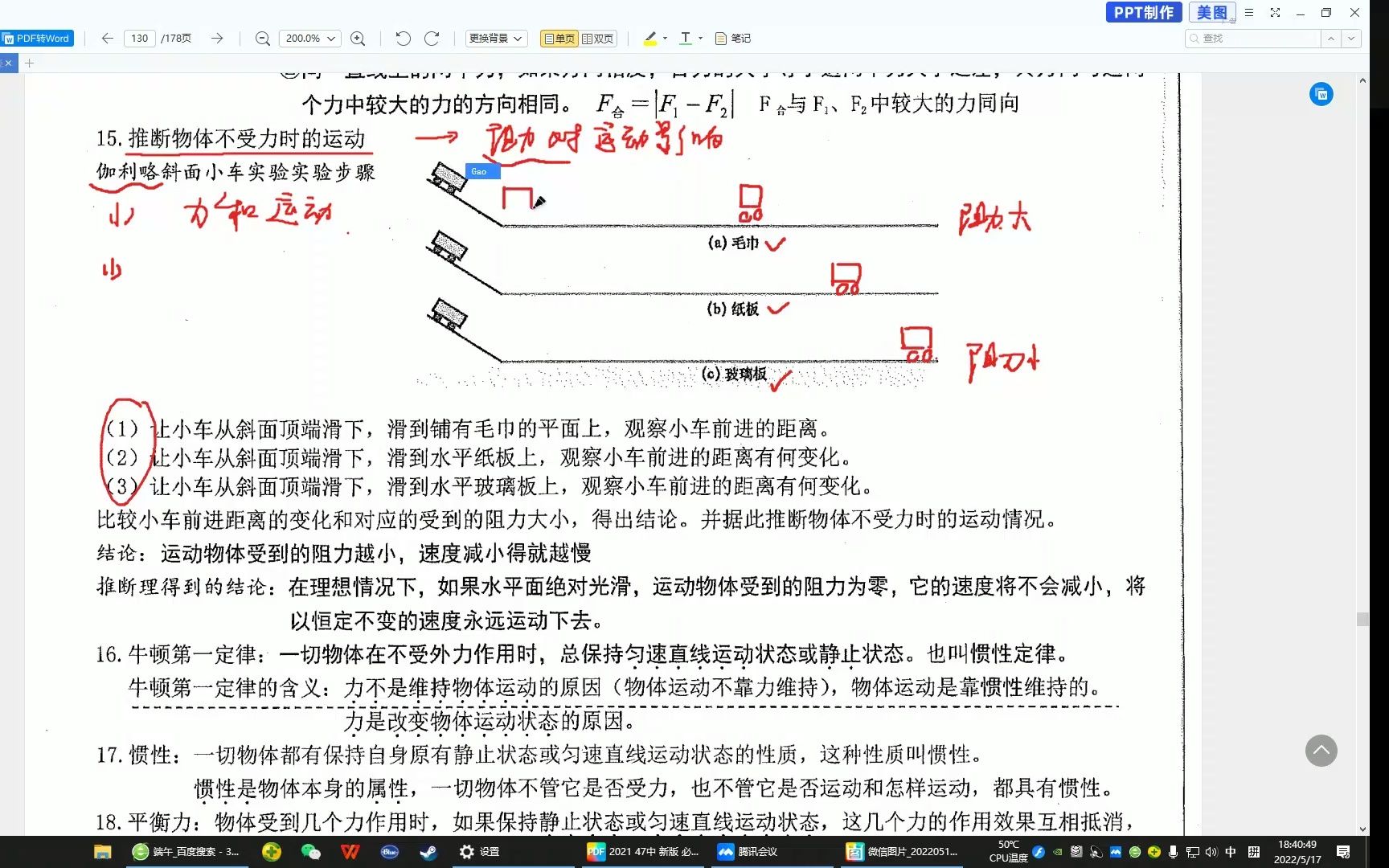 伽利略小车实验图片