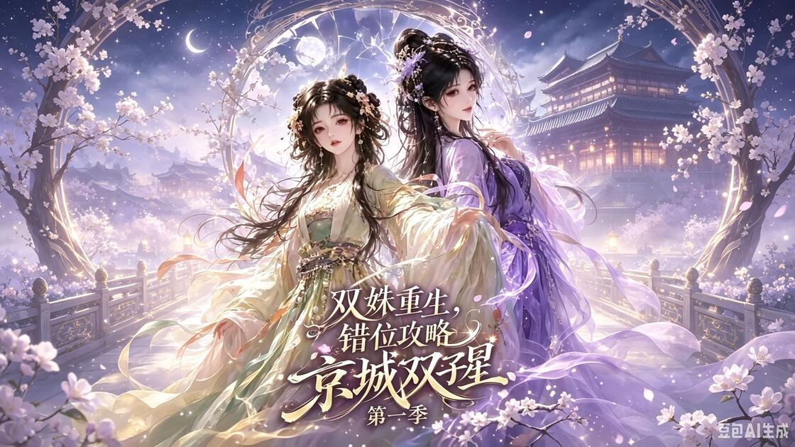 短剧.姐妹双姝重生,错位攻略京城双子星(110集)