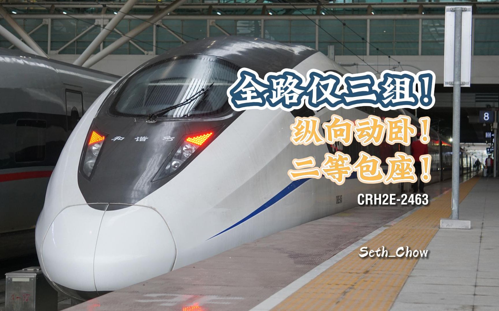 【纵向动卧】CRH2E2463担当D2346次列车离开诏安站哔哩哔哩bilibili