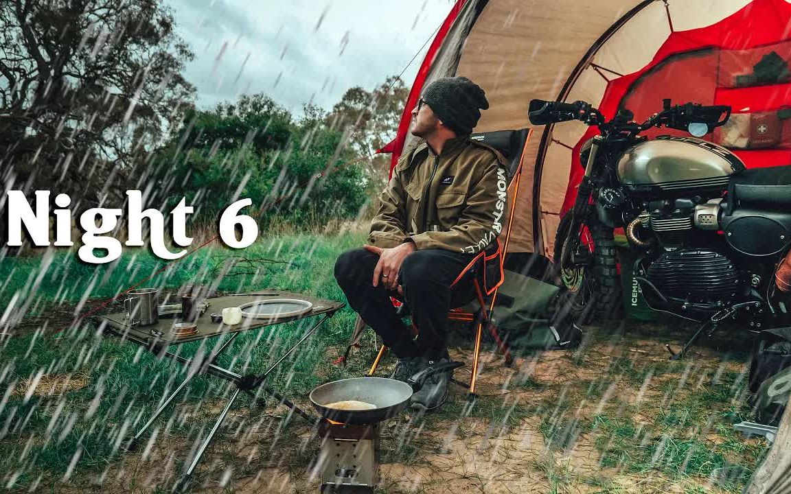 【澳洲摩托露营 | Rob Hamilton】单人露营VLOG 白噪音助眠 自然 Solo Camping Motorcycle Silent Vlog哔哩哔哩bilibili