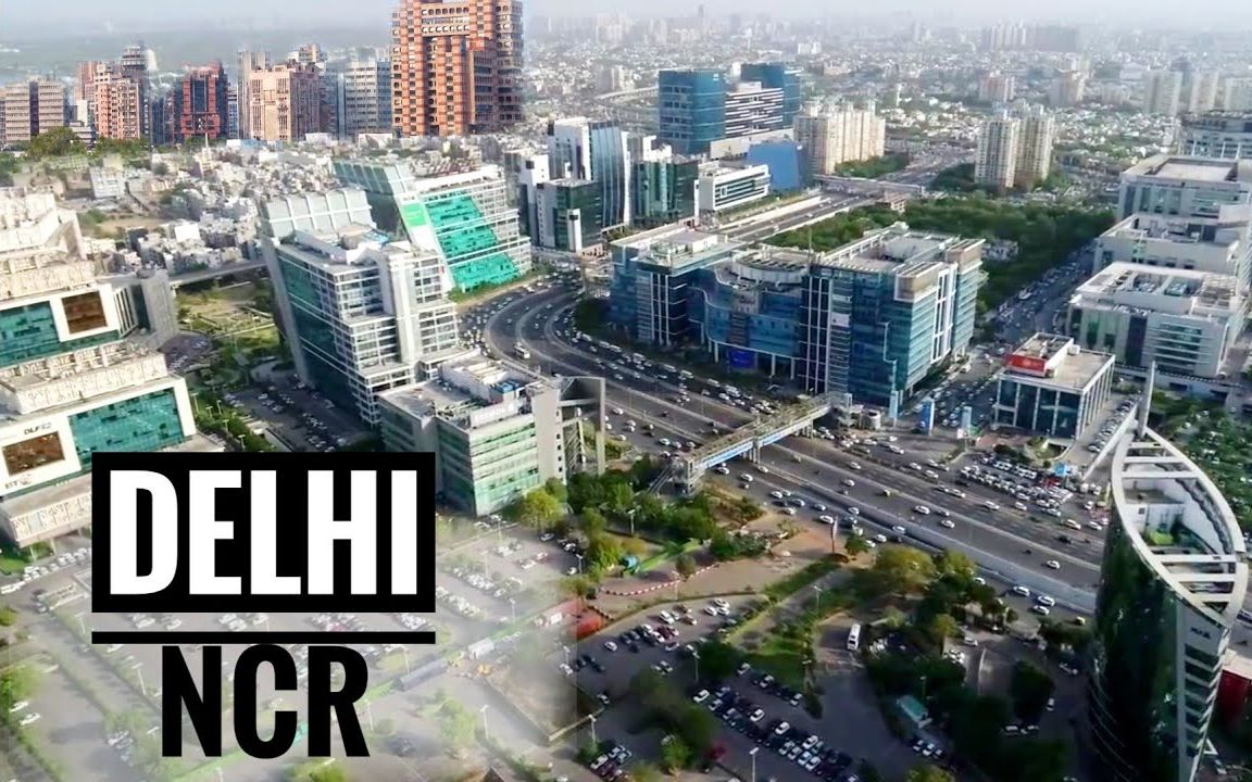 印度首都、第二大城市——德里(Delhi)的天际线哔哩哔哩bilibili