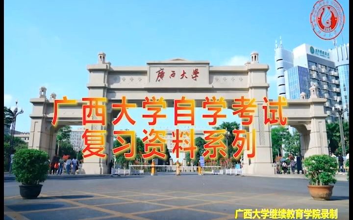 广西大学自学考试助学考前辅导06087工程项目管理哔哩哔哩bilibili