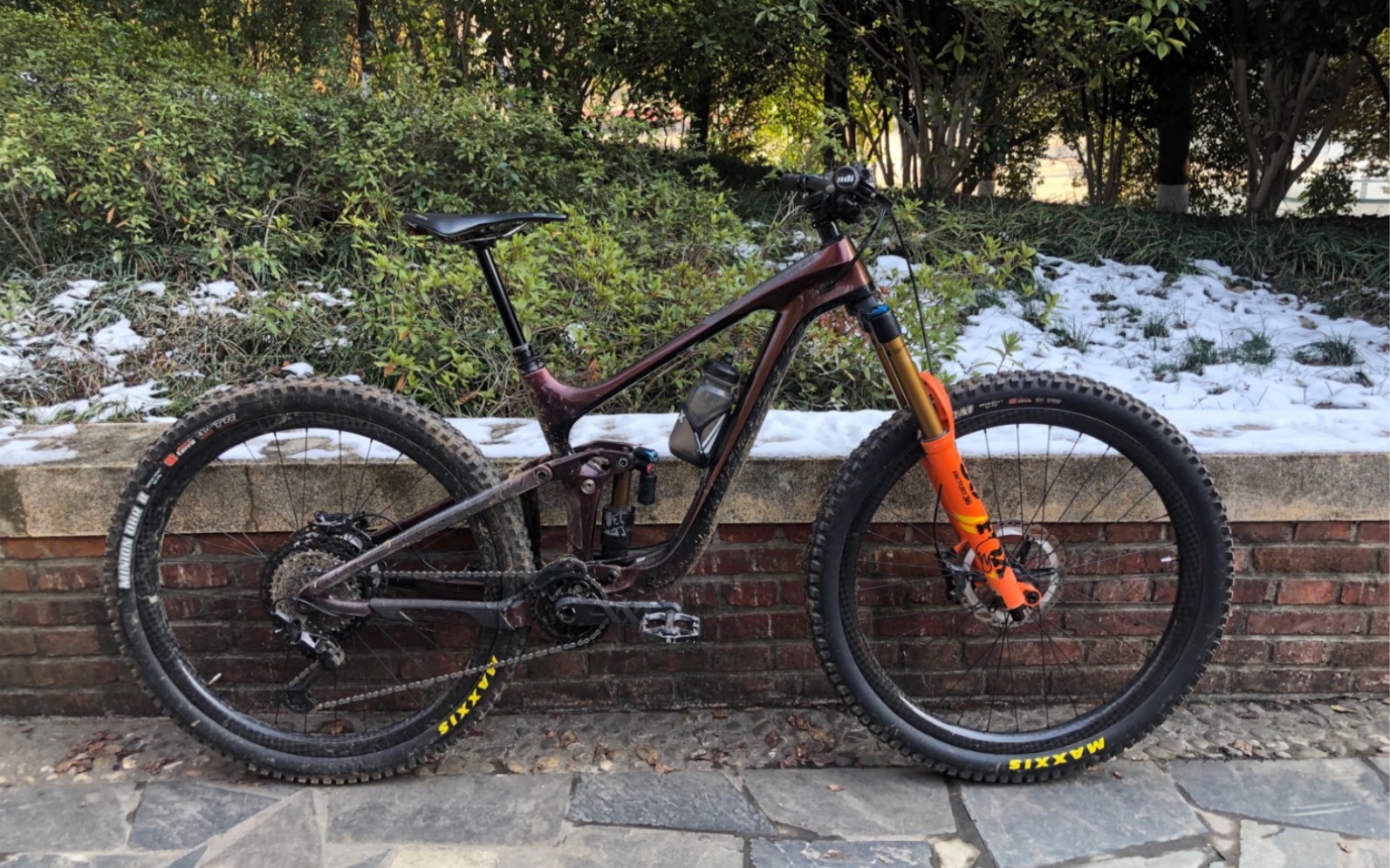 捷安特giant reign 29 adv下南京紫金山速降赛道