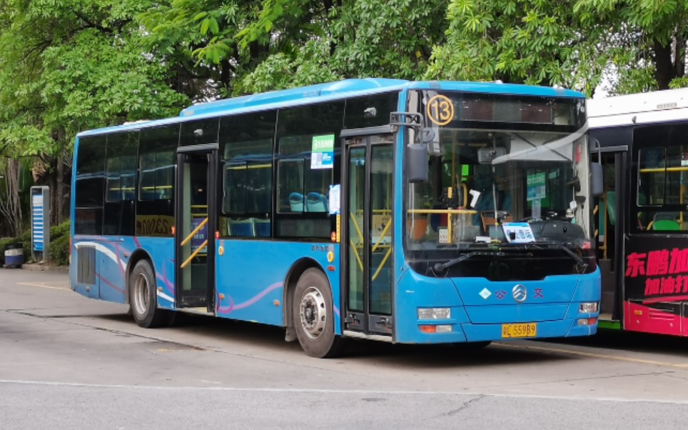 【雲乘車】惠州公交13路金旅xml6115jheva5cn運行錄影