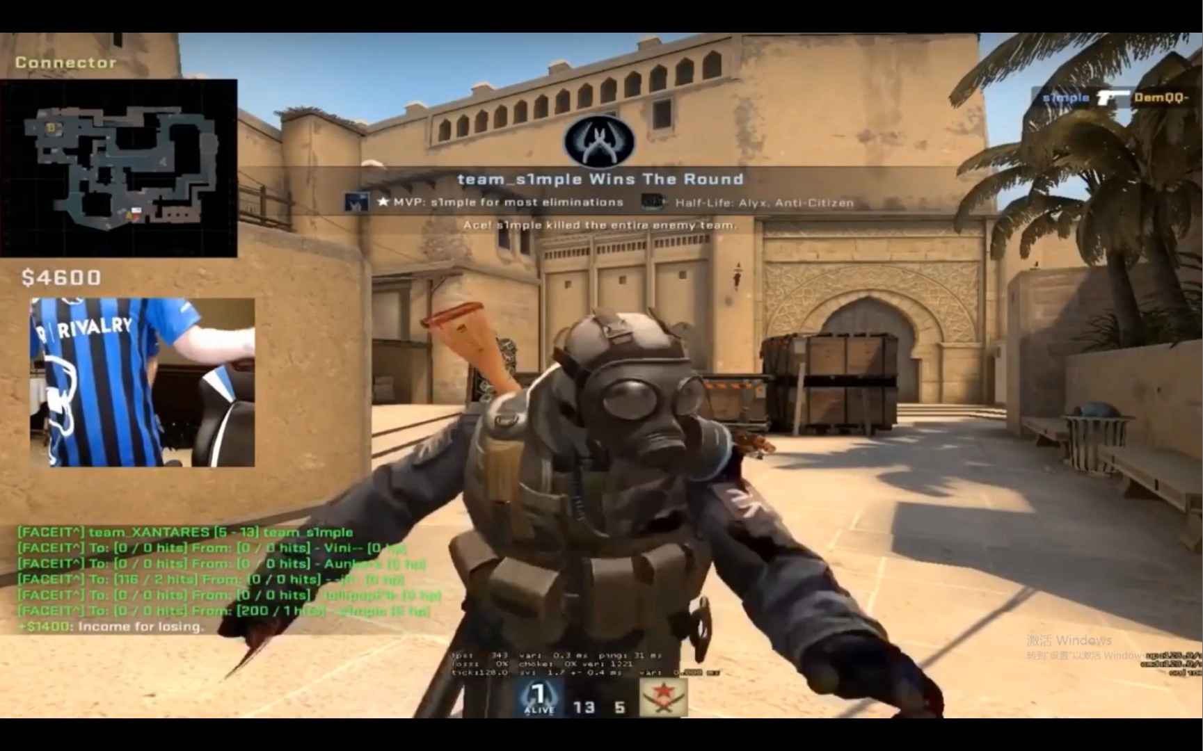 用受害人视角告诉你simple的能力有多恐怖只是手枪而已csgocssimple