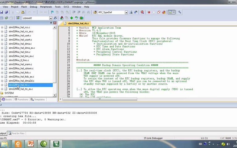 STM32全套教程【中级篇】  98.F429F767RTC手把手编写和讲解RTC初始化(Av584380517,P98)哔哩哔哩bilibili