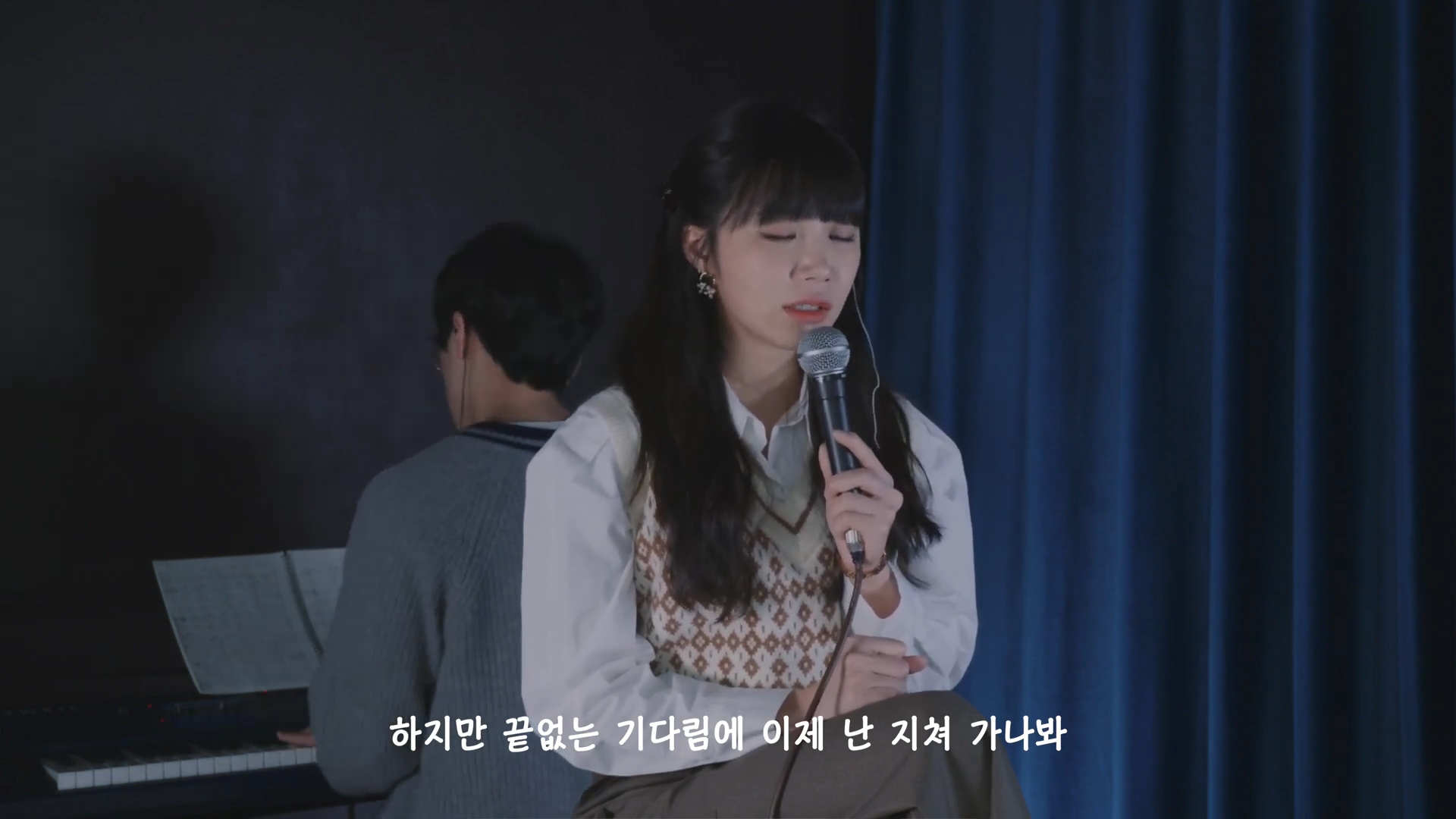 【中字】郑恩地翻唱《人偶的梦》live(原唱:气象预报)