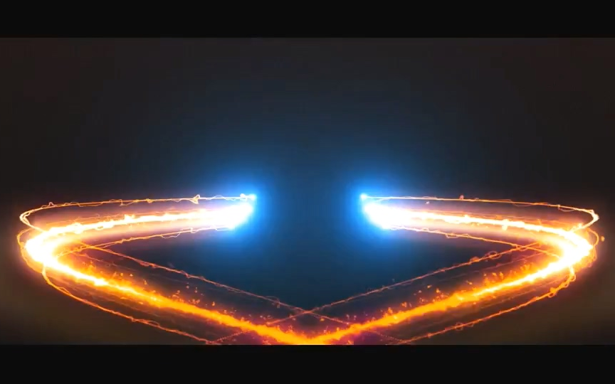 ae模板-发光粒子碰撞特效的动态logo片头模板动态徽标视频动态标识