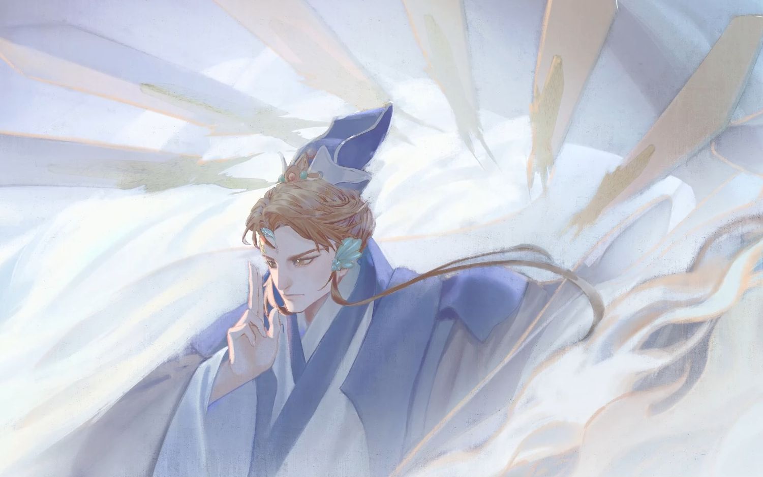 【旧图重绘】砚寒清