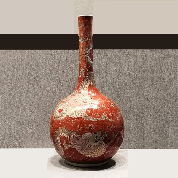 限定品 清代雍正彩蒔花鳥多稜花瓶 景徳鎮 景徳鎮 装飾品 陶磁器 雍正粉