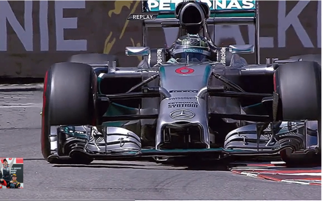 f12014摩纳哥罗斯博格杆位车载