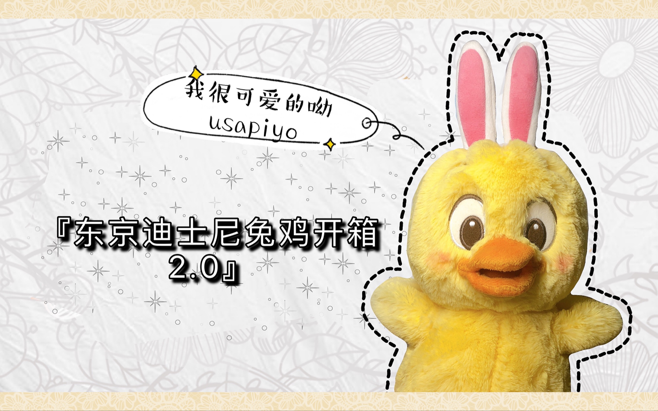 购物分享ep7东京迪士尼兔鸡开箱20