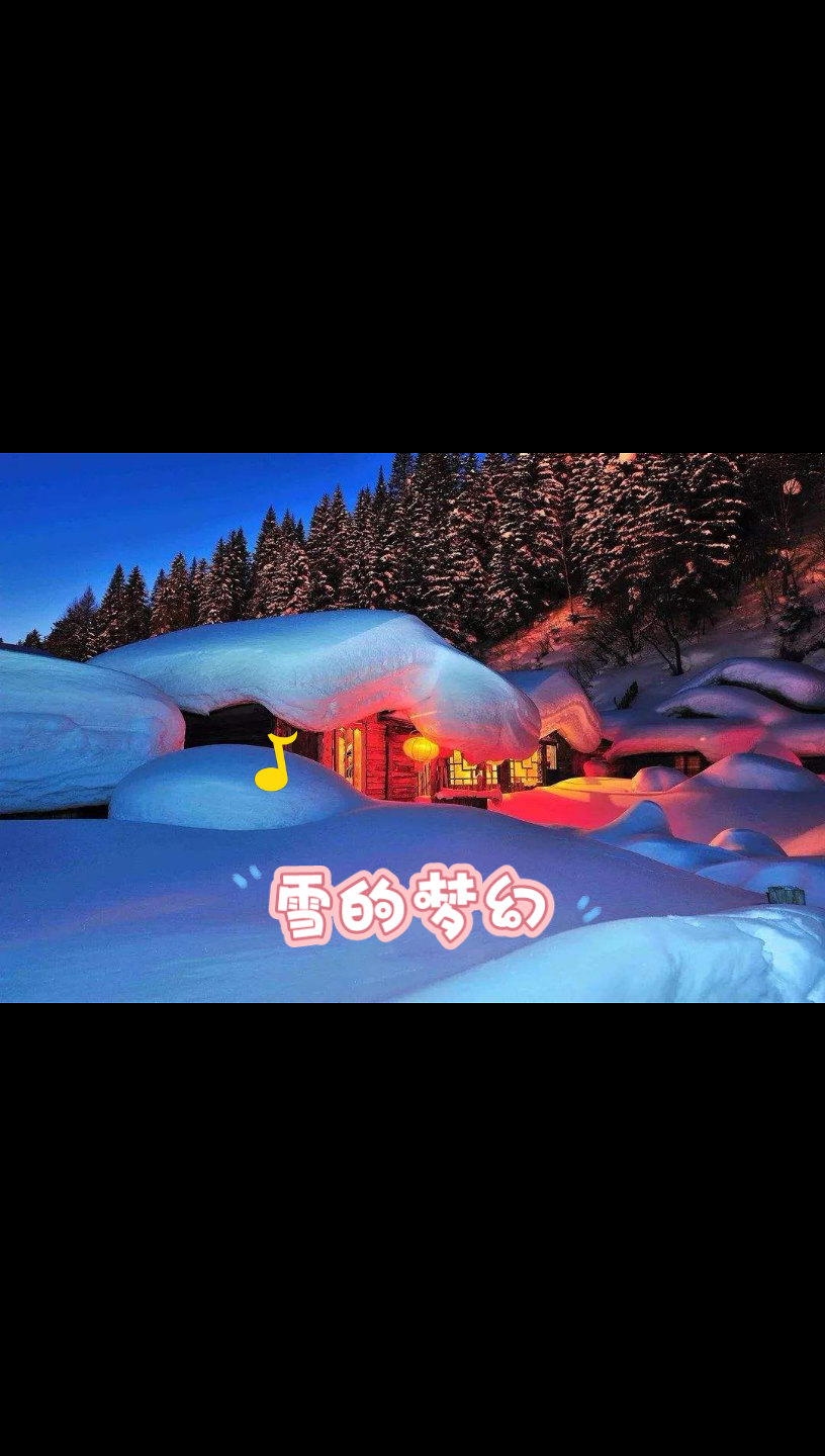 雪的梦幻 陶笛图片