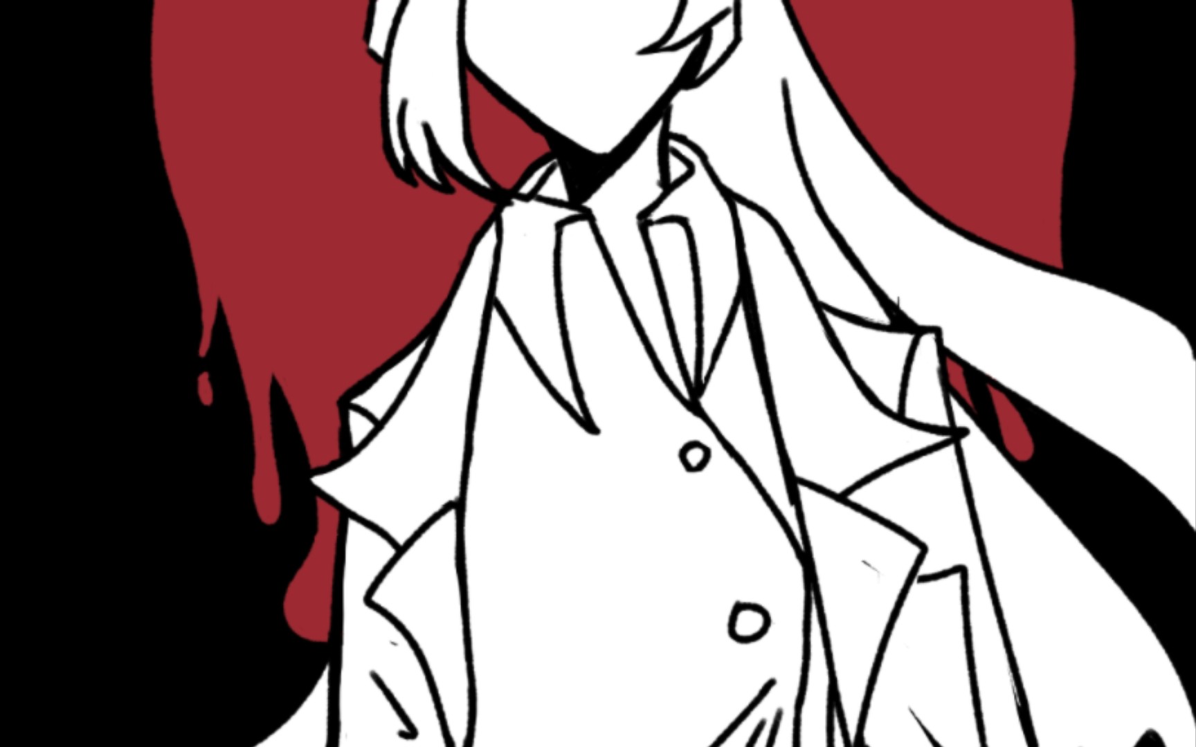 【画世界/绘画过程】人造神明【脑叶公司】